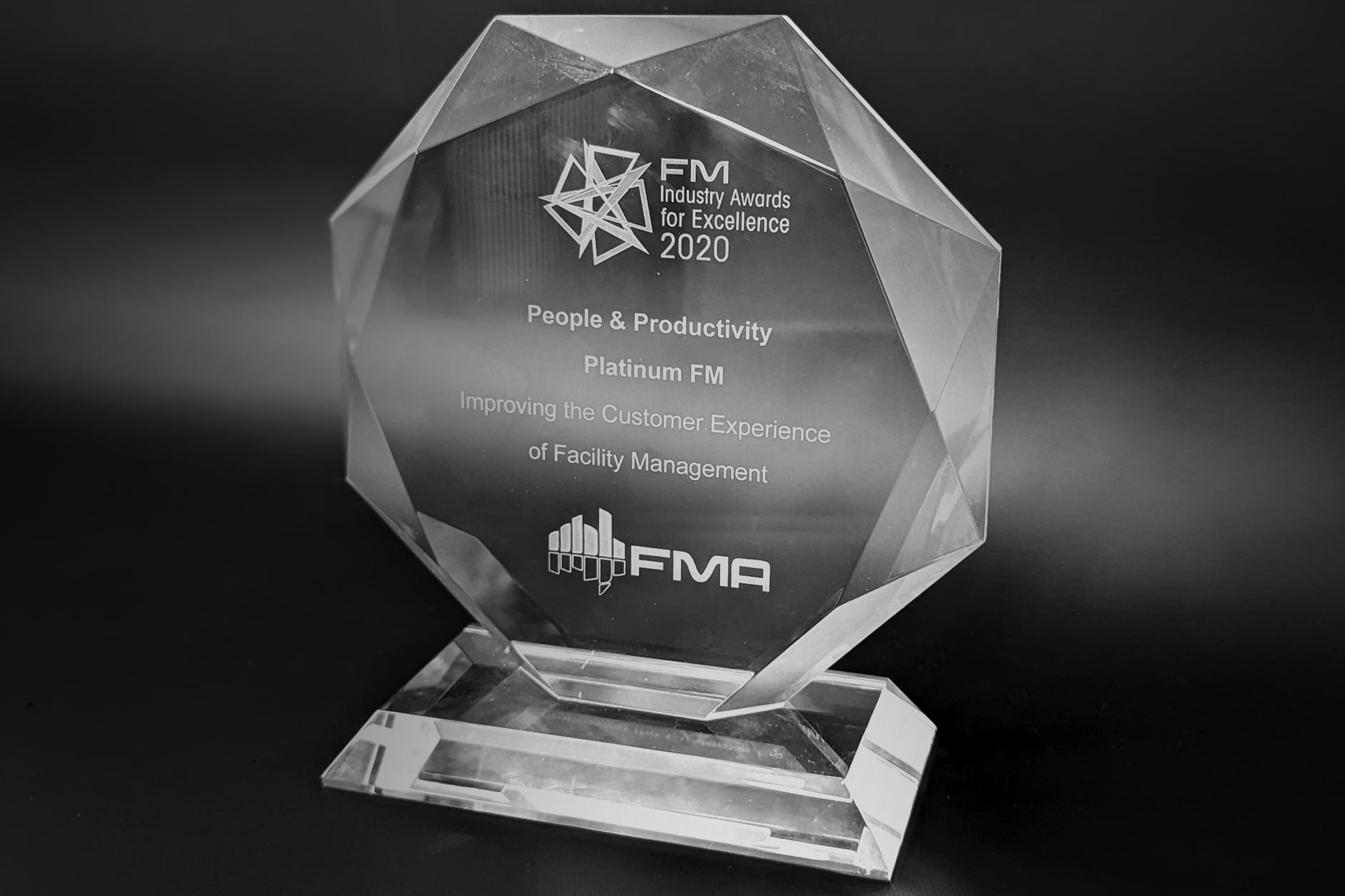 FMA Industry Awards for Excellence 2020 - People and Productivity category win: Platinum FM
